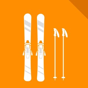 Ski (inkl. Stöcke): Kinder 7-14 Jahre